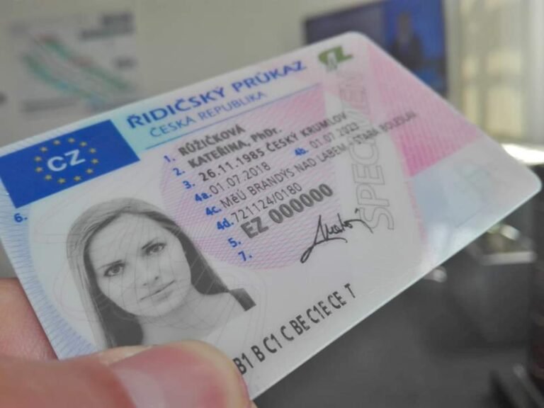 Kupte si legální řidičský průkaz